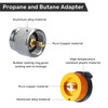 SAN LIKE 3PCS Camping Stove Gas Adapter Propane Isobutane Butane