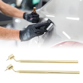 Fine Line Painting Pen 2Pcs 0.5mm 0.7mm Fine Line Fluid Writer Paint Applicator Pen Fluid Writer Painting Pen for Scratches Stone Splitter Art and Craft Calligraphy