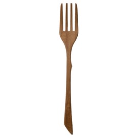 RIVERET Liverette Fork Cutlery, M, 7.5 inches (19 cm), Bamboo Dishwasher-Safe (Brown)