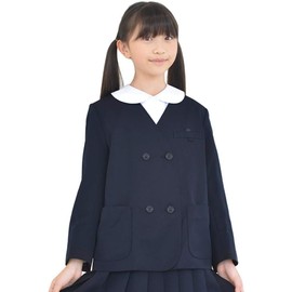 SCHOOL UNIFORM 120A-170A Elementary School Uniform Eaton Blazer Outerwear, Unisex, Double, Navy, A Body
