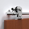 CCJH Sliding Barn Door Hardware Hangers Only 2pcs Stainless Steel