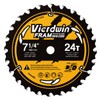Vierdwin 7-1/4" 24T Carbide Circular Saw Blade, 5/8" Arbor, 1-Pack