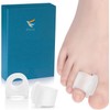 MHSY Gel Toe Separators for Overlapping Toes, 4PCS Bunion Correctors