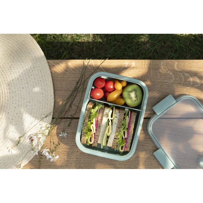 CURVER 250000 Go Rectangular Storage Container 0.6 L + 0.3