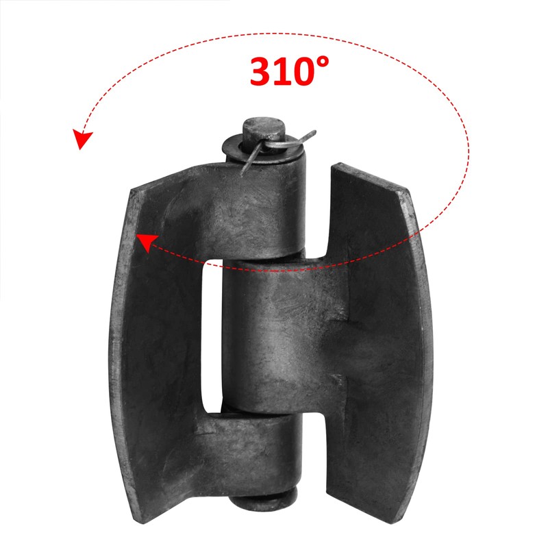 MOUNTAIN_ARK 4 Pack Heavy Duty Weldable Hinges, Weld on Butt