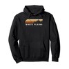 White Plains, MD Vintage Evergreen Sunset Eighties Retro Pullover Hoodie