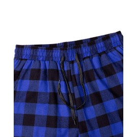 Alimens & Gentle Mens Heavyweight Flannel Plaid Pajama Pants 100% Cotton Sleep Lounge Pant
