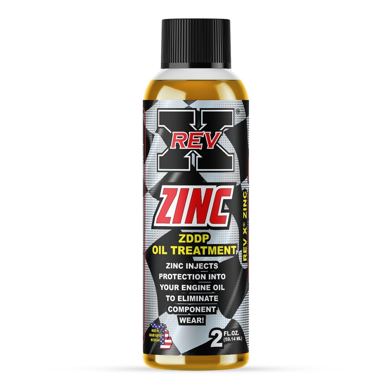REV-X Zinc ZDDP Oil Additive - 2 fl. oz. (2