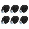 X AUTOHAUX 6pcs 1" x 12' Car Cargo Tie Down