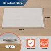 WochiTV Translucent Silicone Rubber Sheet, 12" Wide x 1/8" Thick