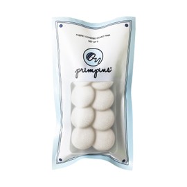 Primpins Linen Fabric Duvet Clips - 20 Colors Available - Prevents Comforter from Shifting in Cover - Keeps Sheet Attached to Blanket (Set of 8, White)