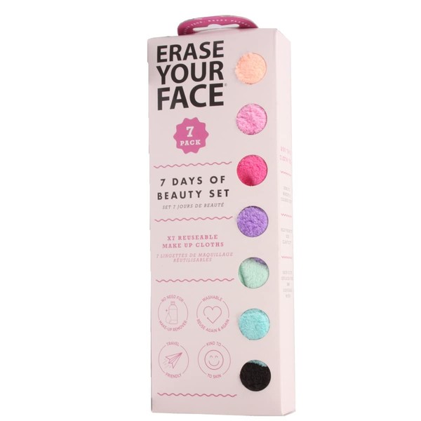 Erase your Face Make Up Removing Cloths Brights Set