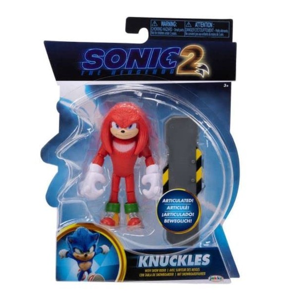 Sonic the Hedgehog 2 The Movie 4" Articulated Action Figure Collection (Knuckles)