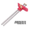 Woodworking Marking Gauge 20cm Clear Scale Double Head Scriber Ruler
