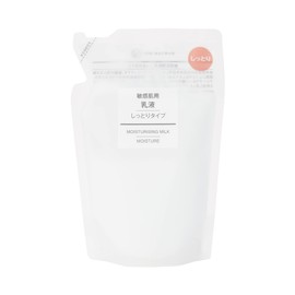 MUJI 12049951 Milky Lotion for Sensitive Skin Moist Refill 6.8 fl oz (200 ml)