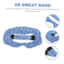 Housoutil 3pcs Vr Eye Cover Pad Breathable Sweat Band for Comfortable Gaming Fit for Vr Headsets and Shapes