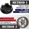 KitsPro 2.5Inch 63MM Wheel Center Caps for Dodge RAM 1500
