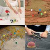 600Pieces Pins for Pinboard,Drawing Push Pins Map Pins Colourful Push
