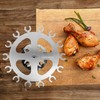 Flame Fingers XL Chicken Grill Rack - Holds 18 Legs,