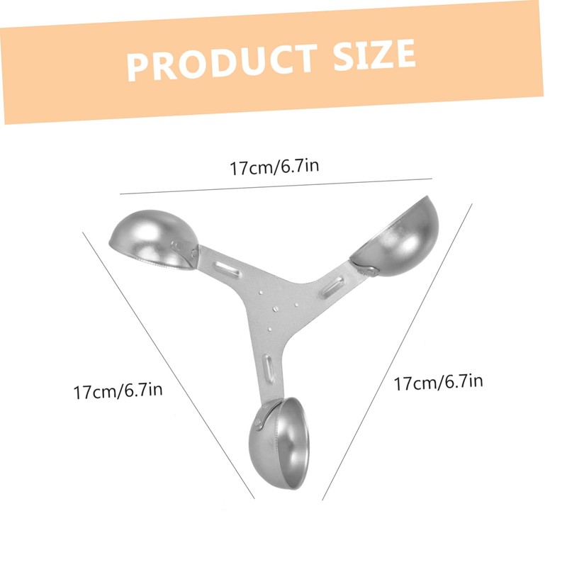 Kisangel 3-Cup Wind Speed Meter Cup Metal Anemometer Sensor for