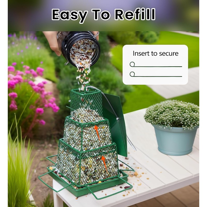 KTQUICK Bird Feeder for Birds, Bird Feeder, Bird Feeder for