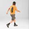 Forclaz Mochila plegable compacta de 10 litros (amarillo), Amarillo, Compacto