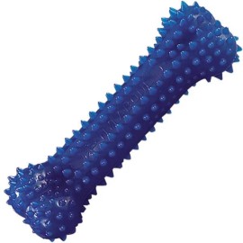 MPP Dental Dog Toys  Flavored Blue Flexible Bone Shaped Chews Cleans Pet Teeth  - Wolf