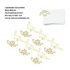 100pcs Shaped Paper Clips Pterosauria Yellow Dinosaur Shape Metal Portable