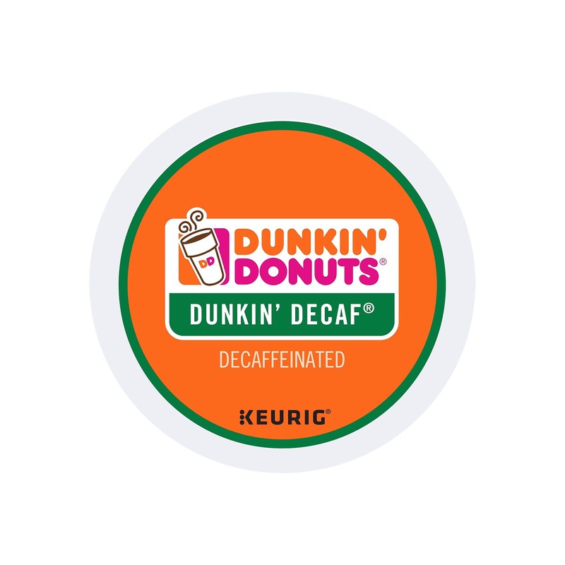 Dunkin' Donuts 2516933 Dunkin' Decaf Coffee K-Cup Pods Medium Roast