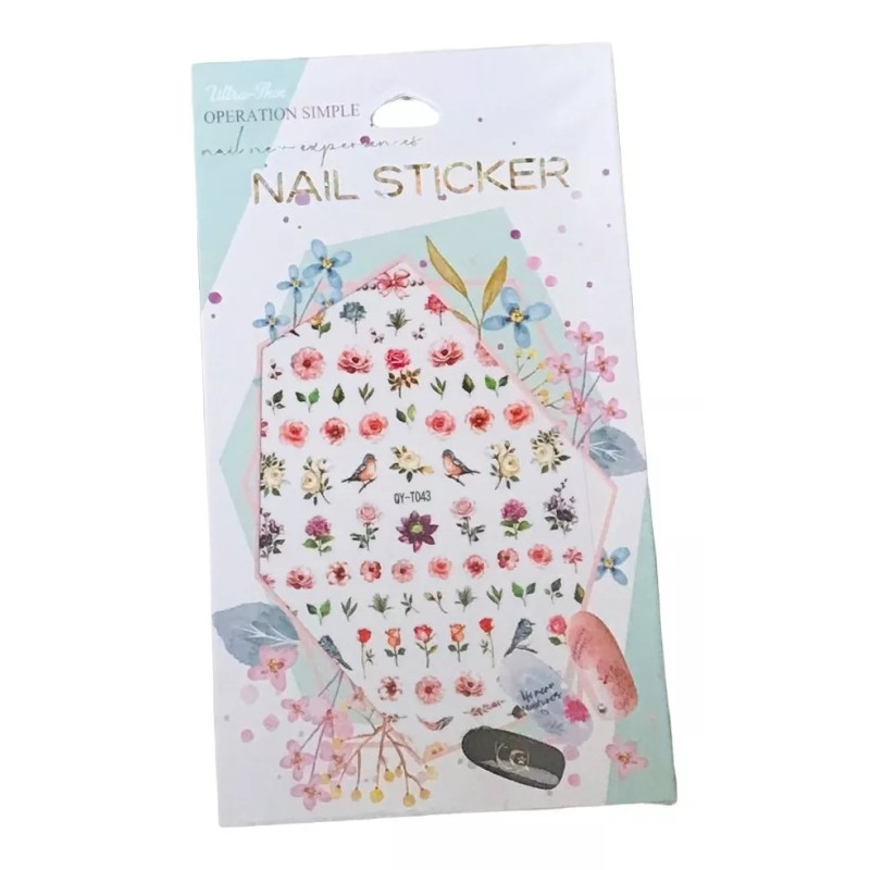 Nails stickers +1000 Stickers Para Uñas Nail Sticker Paquete 12