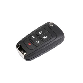GM Genuine Parts 13586490 Door Lock and Ignition Lock Uncoded Folding Key with Remote Control Door Lock Transmitter