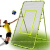 Nandae Adjustable Volleyball Rebounder Net 7x4 FT, Steel Frame &
