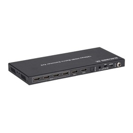 Monoprice Blackbird 4K HDMI Matrix 4x2 HDR 18G 4K@60Hz YCbCr 4:4:4 EDID Coaxial Audio Powered Switch Control Remote (139667)