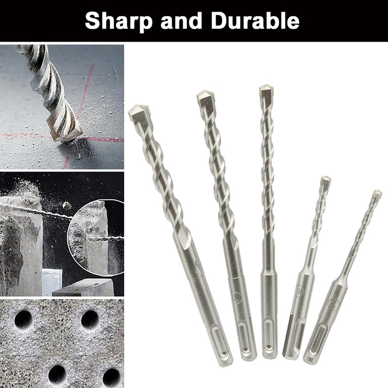 NORTOOLS SDS Plus Hammer Drills Bits Set with Carbide Tipped