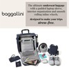 Baggallini 2 Wheel Underseater Carry-On - Lightweight Travel Weekender Luggage