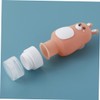 NOLITOY 1set Portable Cartoon Dispenser Bottles for Lotion and Shampoo