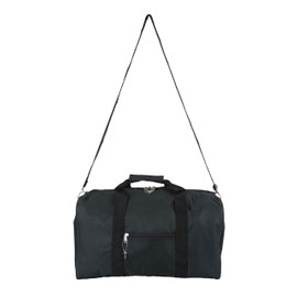 19" 24" 30" 36" 42" Simple Duffel Bag - Black (36")