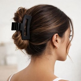 Juego de Pinzas para Cabello Mujer 12 Piezas, Pinzas de Pelo Antideslizantes, Pinzas para el Cabello Grandes 10.5 cm, Acabado Mate y Brilloso, Accesor