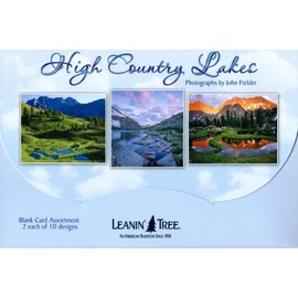 High Country Lakes by John Fielder [AST90765] Blank Card Assortment - 20 Cards with Full-Color interiors and 22 Designed envelopes