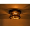 OUPAVOCS Flush Mount Outdoor Ceiling Light with Motion Sensor, Front