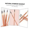 Minkissy Makeup Pencils Brush Set Dual Head Brow Pen Brush