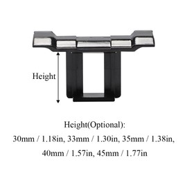 12Pcs Solar Panel Water Drainage Clips, PV Photovoltaic Modules Cleaning Clips for Water Drain Solar Panel Mud Removal Clip, 45mm