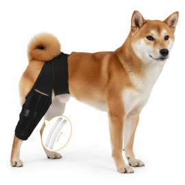 WZXOZYNG 2026 Dog Knee Brace for Torn ACL CCL, Support Brace with Back Strap to Prevent Slipping, Hind Leg Support for Dog Joint Pain Recovery， Luxating Patella, Fits Small Medium Large Dogs (S)