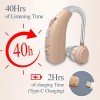 Delmicure binaural hearing aids VHP-1303 Beige Brand NEW