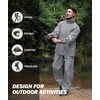 SWISSWELL Rain Suits for Men Waterproof 2 Pieces Lightweight Reflective