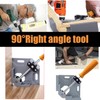 Pack of 2 Angle Tensioners 90 Degrees, Aluminium Alloy Corner