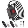 KarlKers 10FT 12V Inline Switch IP68 Waterproof, Outdoor On/Off Toggle
