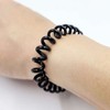 Telephone cord low bun elastic stretchy spring hair tie painless mark-free updo unbreakable seamless no-tip / 전화선 로우번 고무줄 잘늘어나는 스프링 머리 끈 안아픈 자국 안남는 업스타일 안끊어지는 무봉제 노팁