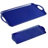Calypso Basics by Reston Lloyd 2pc Melamine Tray Set, Rectangular