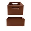 Creative Deco Brown Wooden Crate Fruit Box Basket 30 x